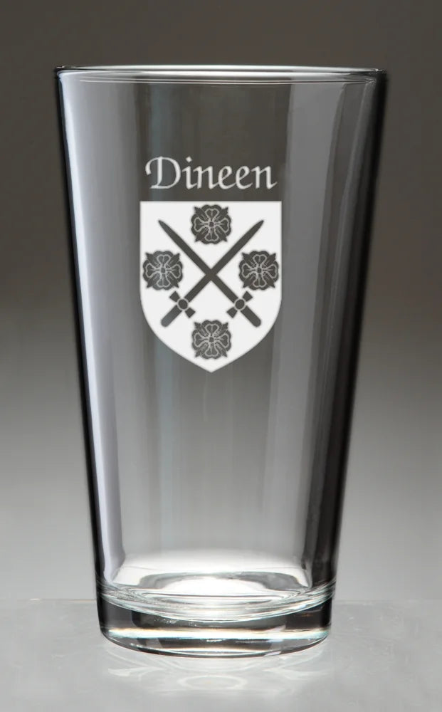 Irish Coat of Arms Pint Glasses Set of 4 M842058