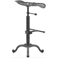 Rustic Industrial Farmhouse Tractor Seat Counter Height Adjustable Bar Stool Cast Iron Swivel Stool Industrial Bar Chair C2755