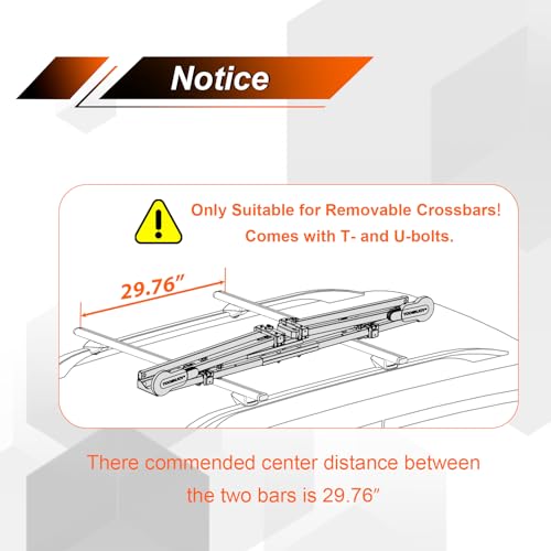 Folding Hitch Bike Rack, Heavy Duty Bicycle Carrier Platform, 2-Bike Capacity F71218