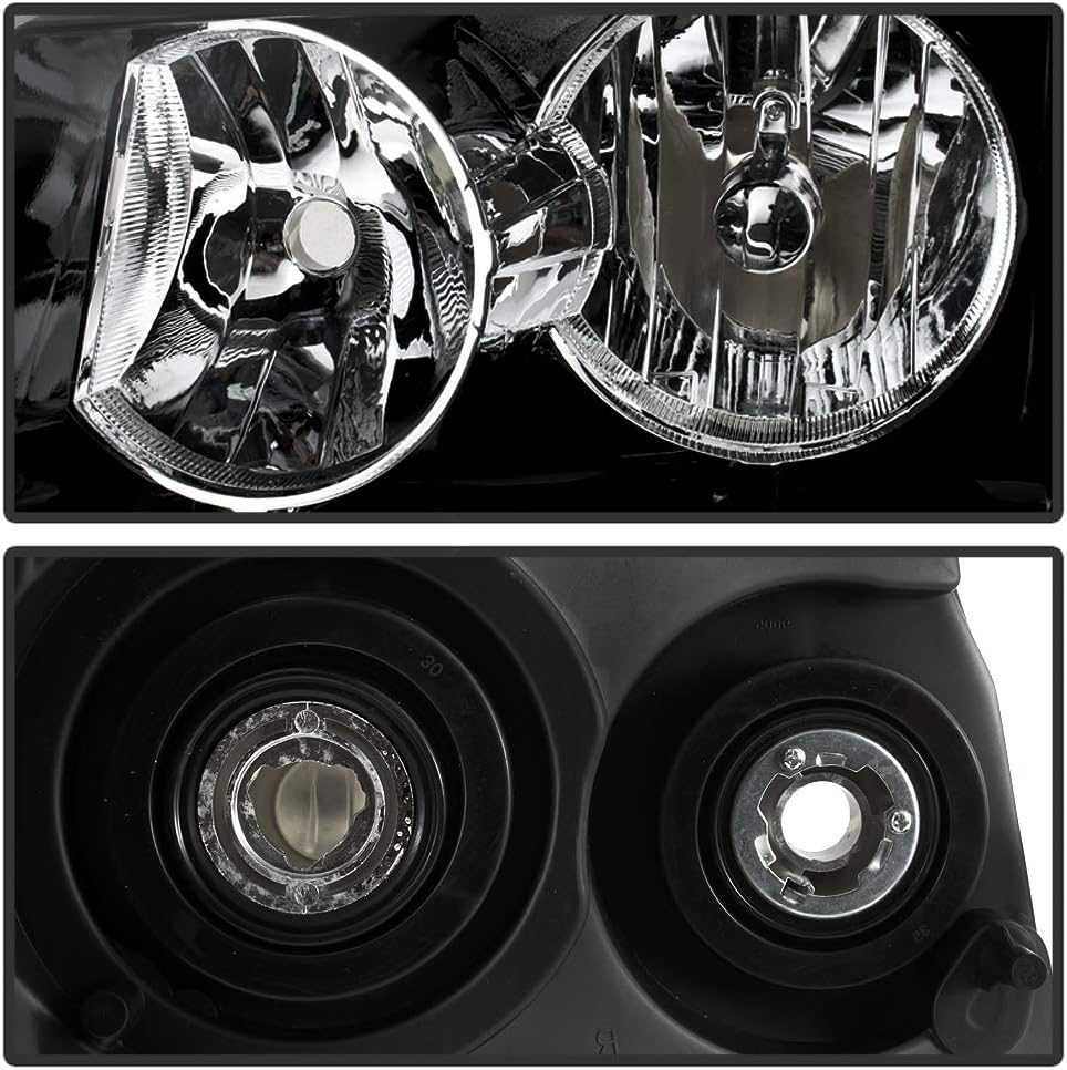 Black Headlights Driver + Passenger Side S741