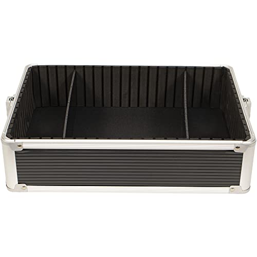 4 in 1 Aluminum Rolling Makeup Case with 360° Swivel Wheels G57610