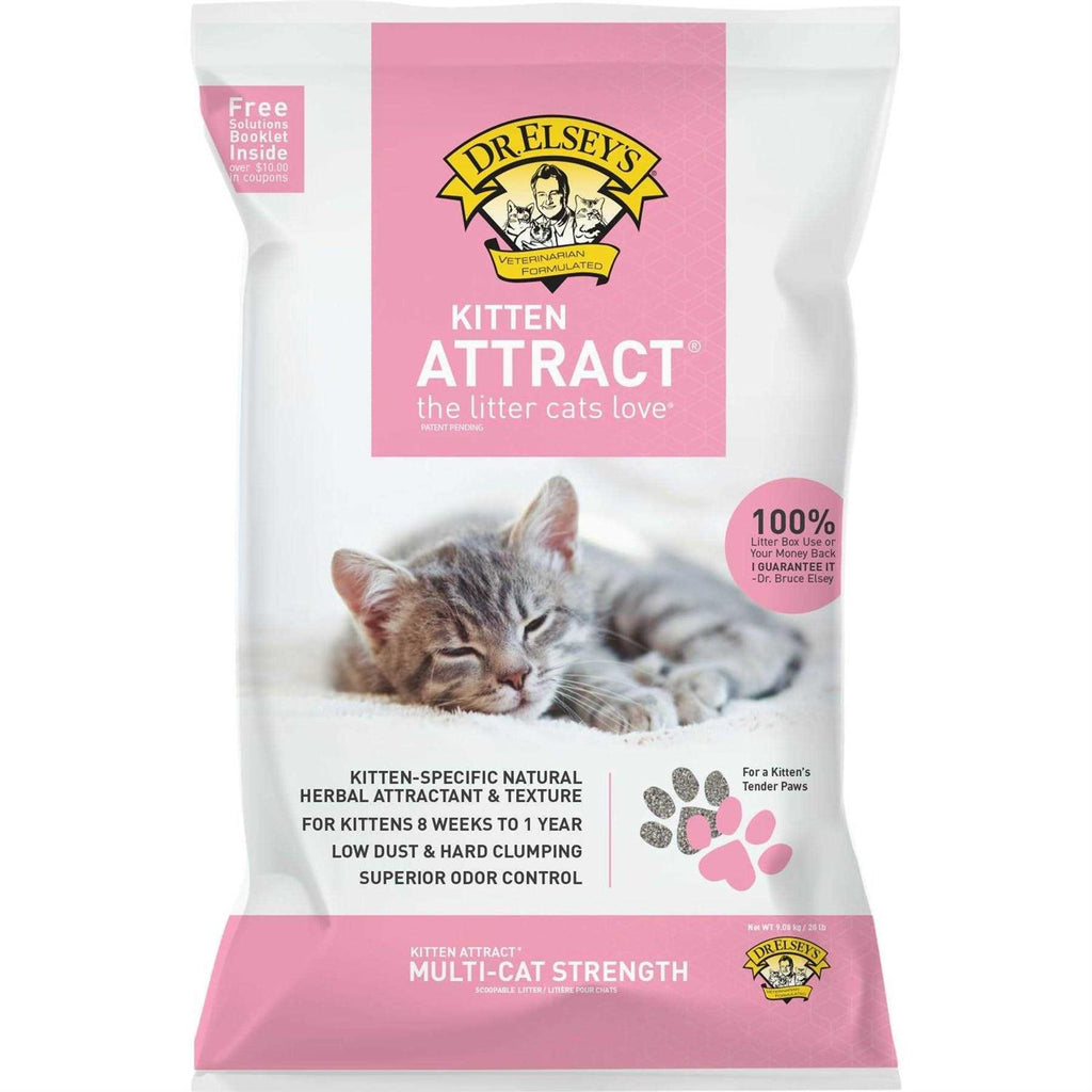 Kitten Attract Clumping Clay Cat Litter O4156