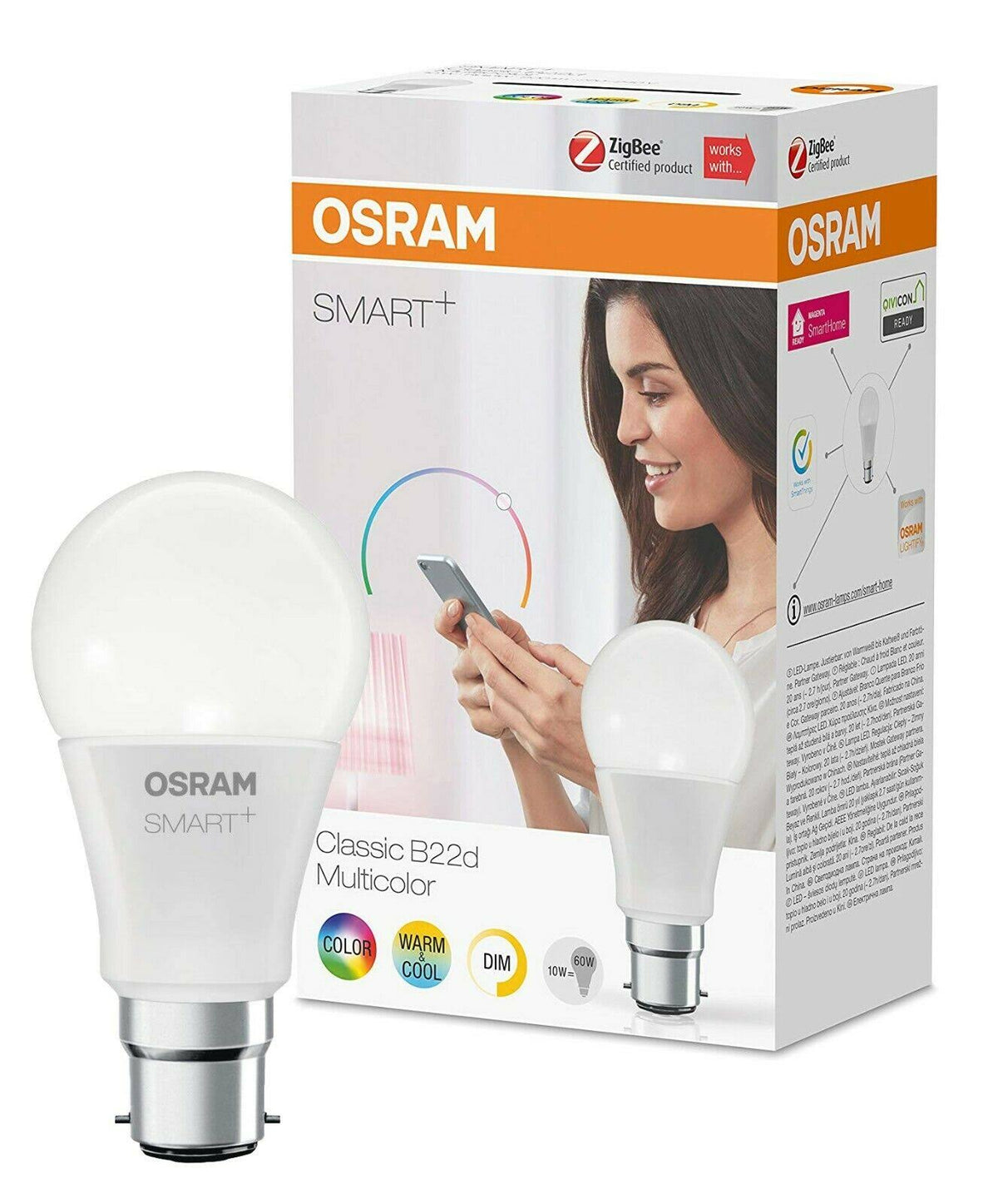 Smart+ Classic A60 B22d RGBW 240V Bulb I12401