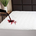 Waterproof Hypoallergenic Queen Size Cotton Mattress Pad Cover I598377