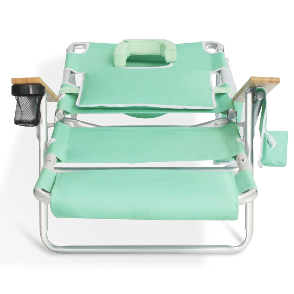 Teal 3-N-1 Outdoor Folding Beach Chair 4 Pack S656