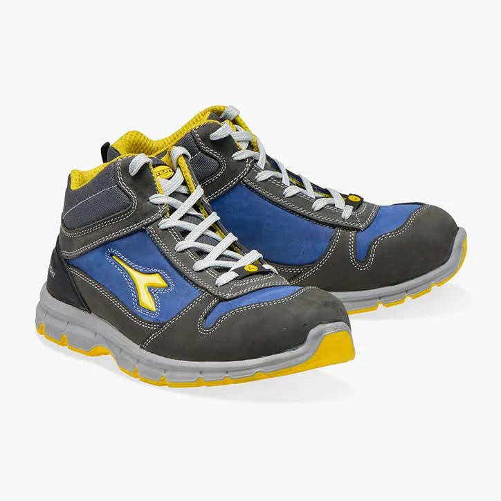 Gray Mid Safety Shoes Y4984