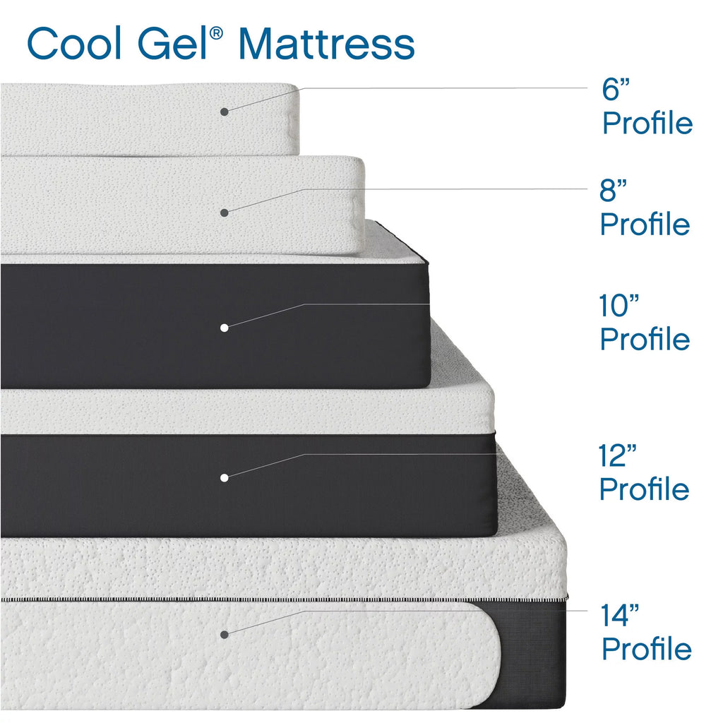 8 Gel Memory Foam Mattress, Twin T7554