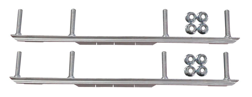Yellow XPT Snowmobile Skis with 7.5" Shaper Bars Complete Kit U156