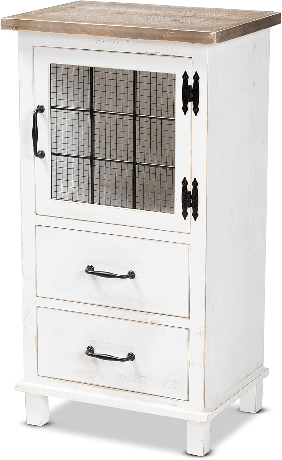 White/Oak Brown Shelving and Cabinets S831737