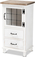 White/Oak Brown Shelving and Cabinets S831737