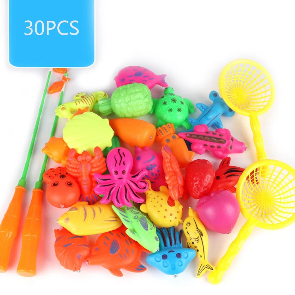Magnetic Fishing Toys Plastic Fish Rod Set Q872585
