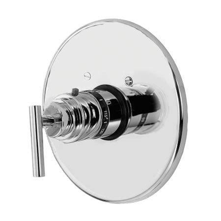 Thermostatic Trim Plate with Handle Satin Nickel B7041