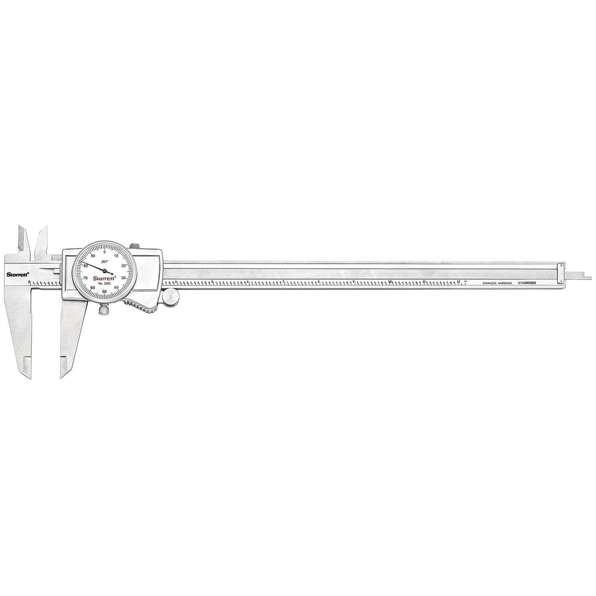 White Stainless Steel Dial Caliper E864