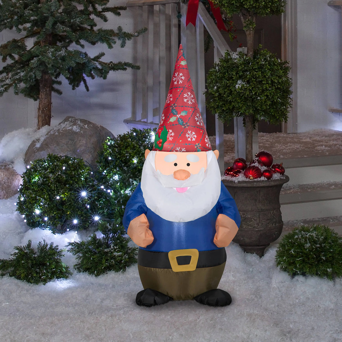 Inflatable Christmas Gnome Z389446