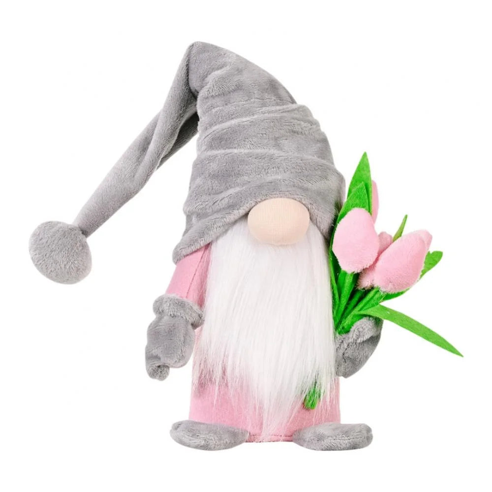 Tulip Gnome Doll Plush Stuffed Ornament X186