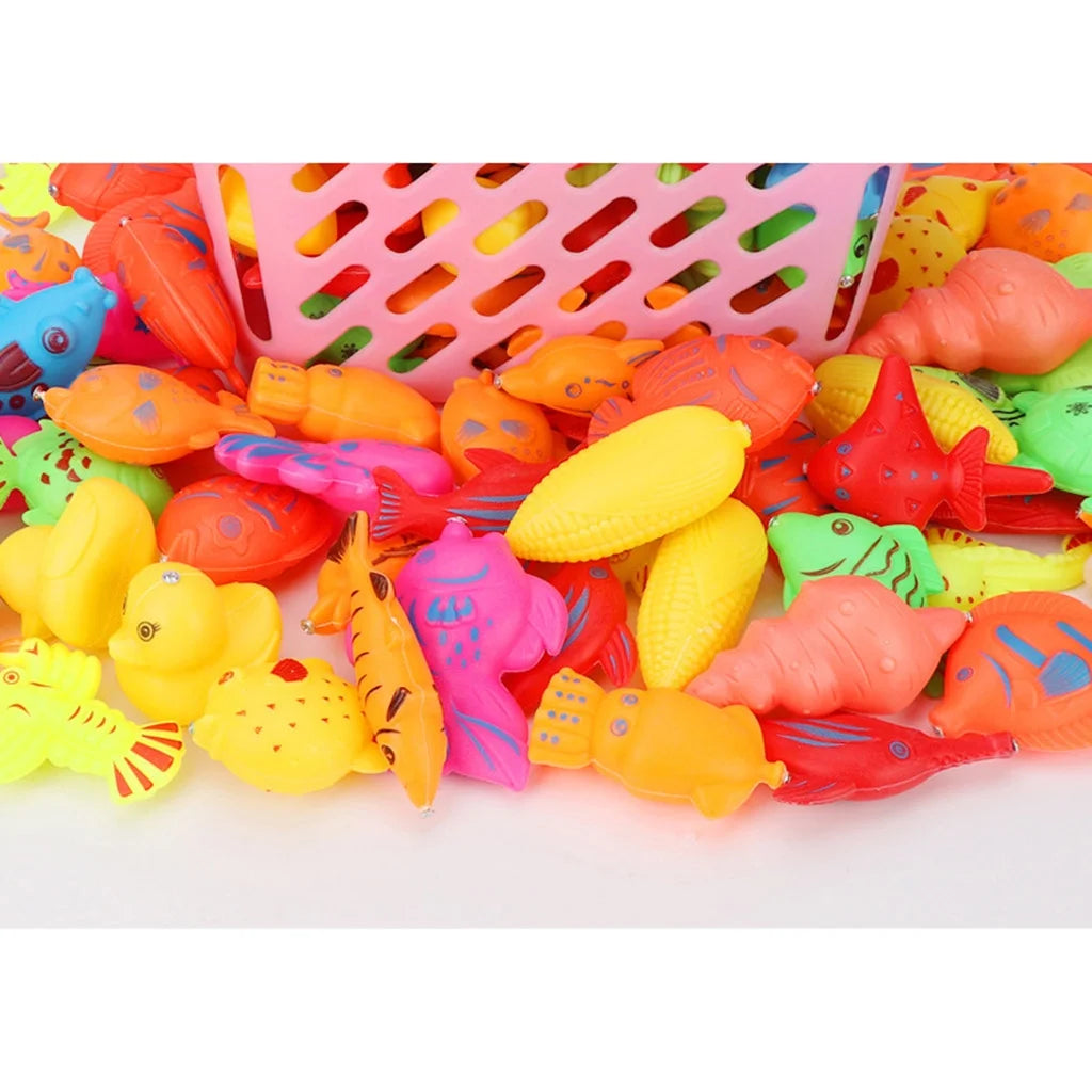 Magnetic Fishing Toys Plastic Fish Rod Set Q872585