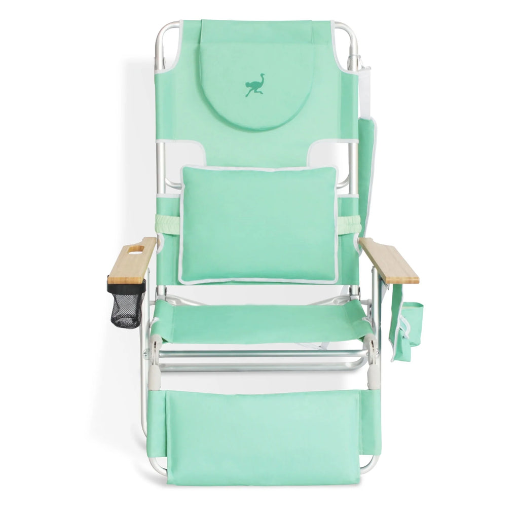 Teal 3-N-1 Outdoor Folding Beach Chair 4 Pack S656