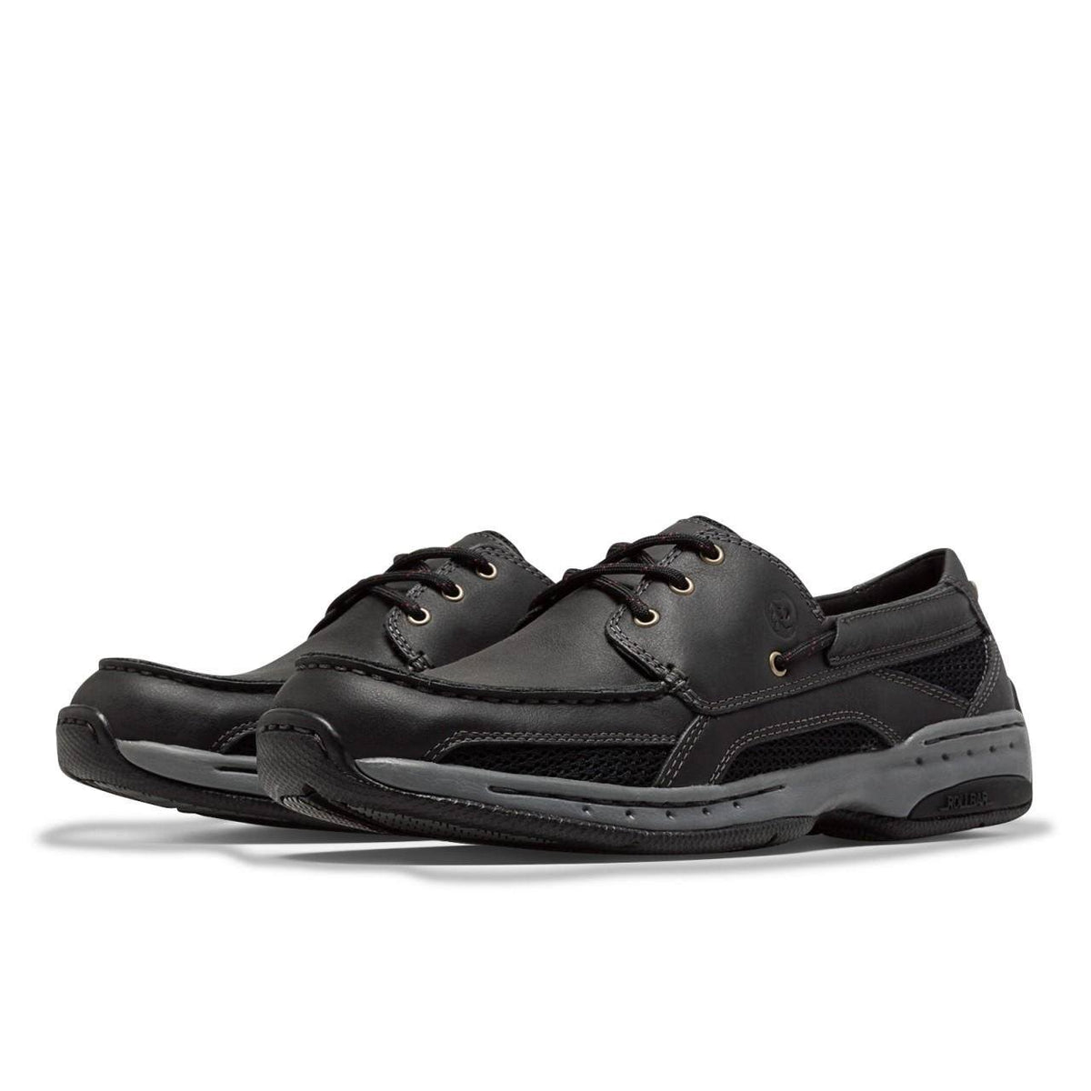 Black Men&s Captain Shoes A364755