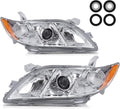 Chrome Housing Clear Lens Headlights Assembly W691449