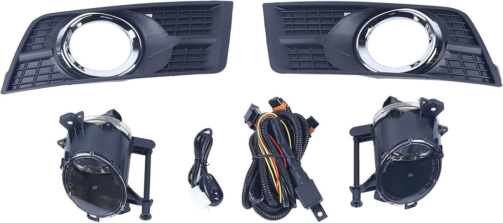 Complete Fog Lights Bumper Lamps with Switch Harness B243367