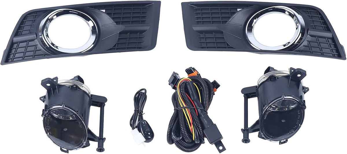Complete Fog Lights Bumper Lamps with Switch Harness B243367