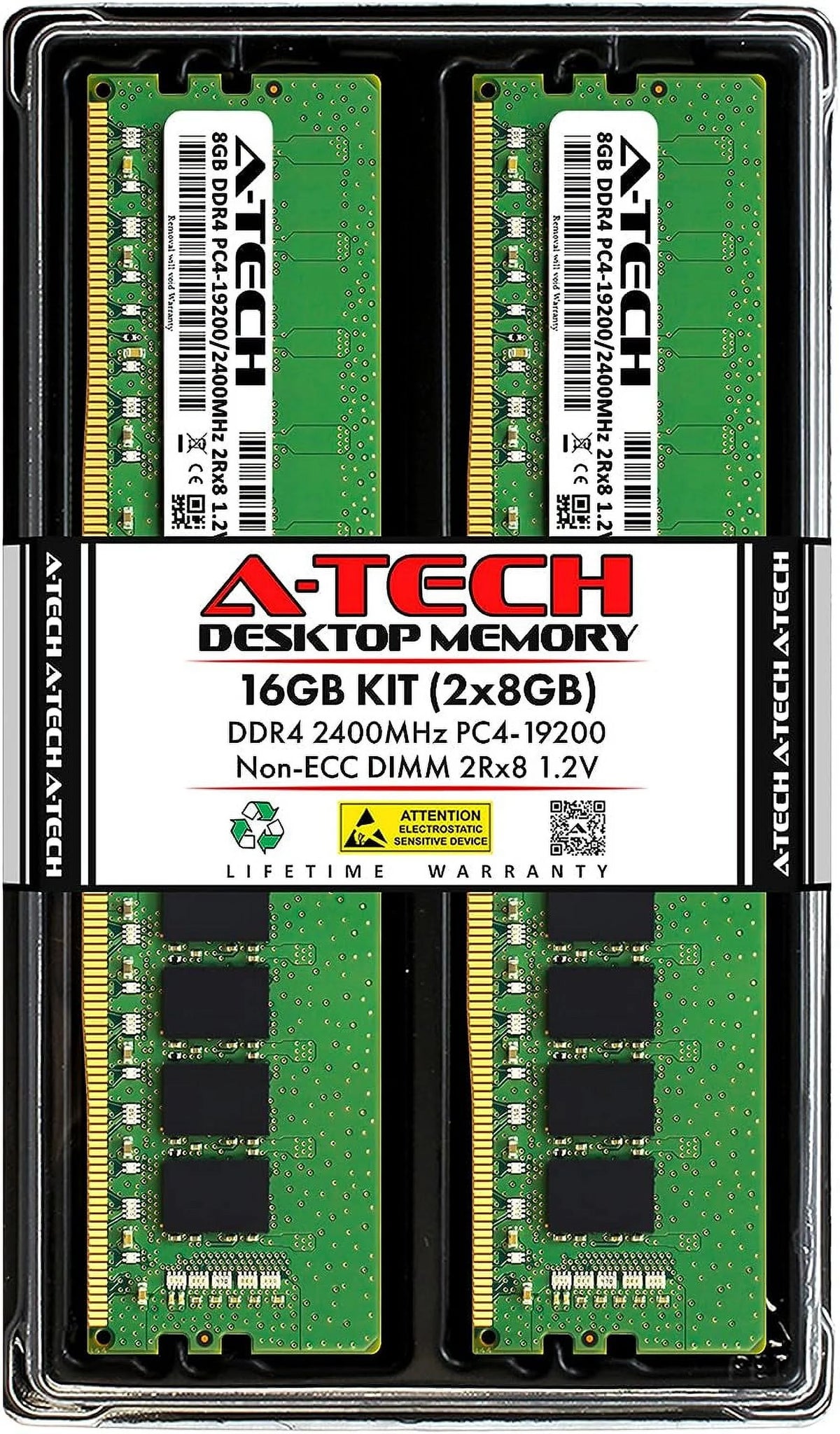 16GB (2x8GB) DDR4 2400MHz DIMM Non-ECC Desktop RAM T3592