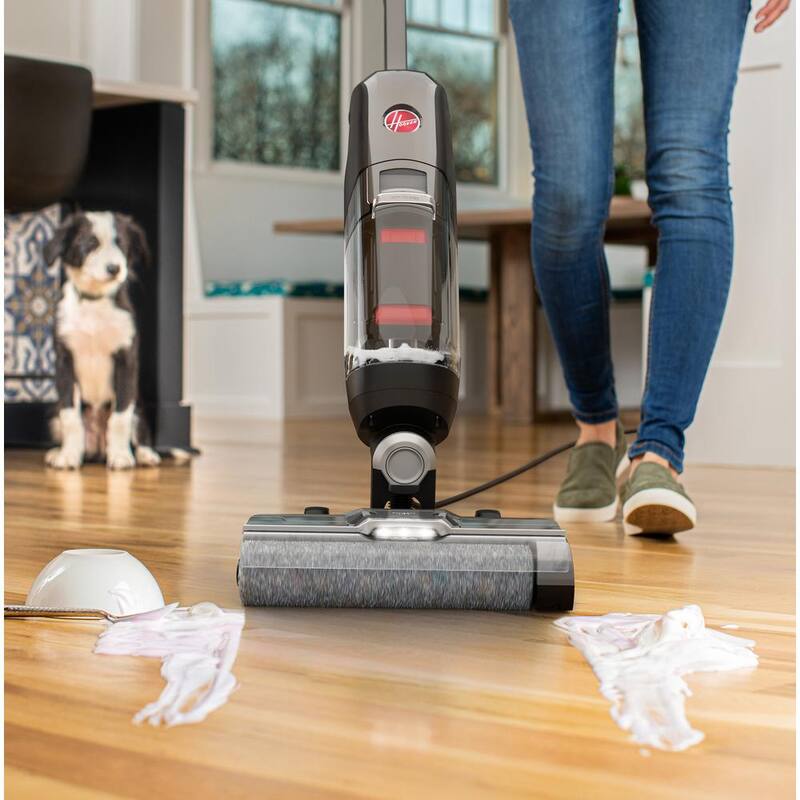 Corded Wet/Dry Hard Floor Cleaner and Vacuum Cleaner with Self Cleaning, Black U901