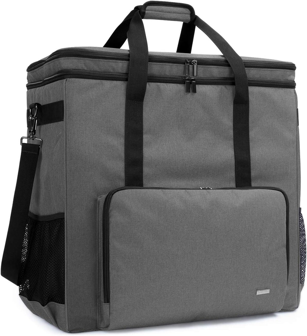 Grey Double-Layer Carrying Case for Computer Tower M624