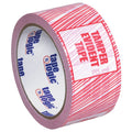 Security Tape, Tamper Evident, 3x22 x 110 yds, Red/White, 24/Case T501582