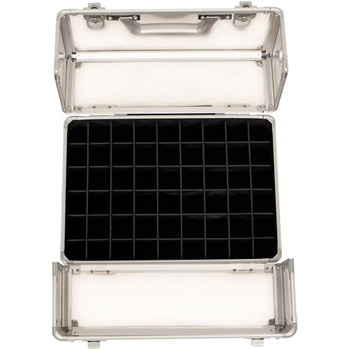 4 in 1 Aluminum Rolling Makeup Case with 360° Swivel Wheels G57610