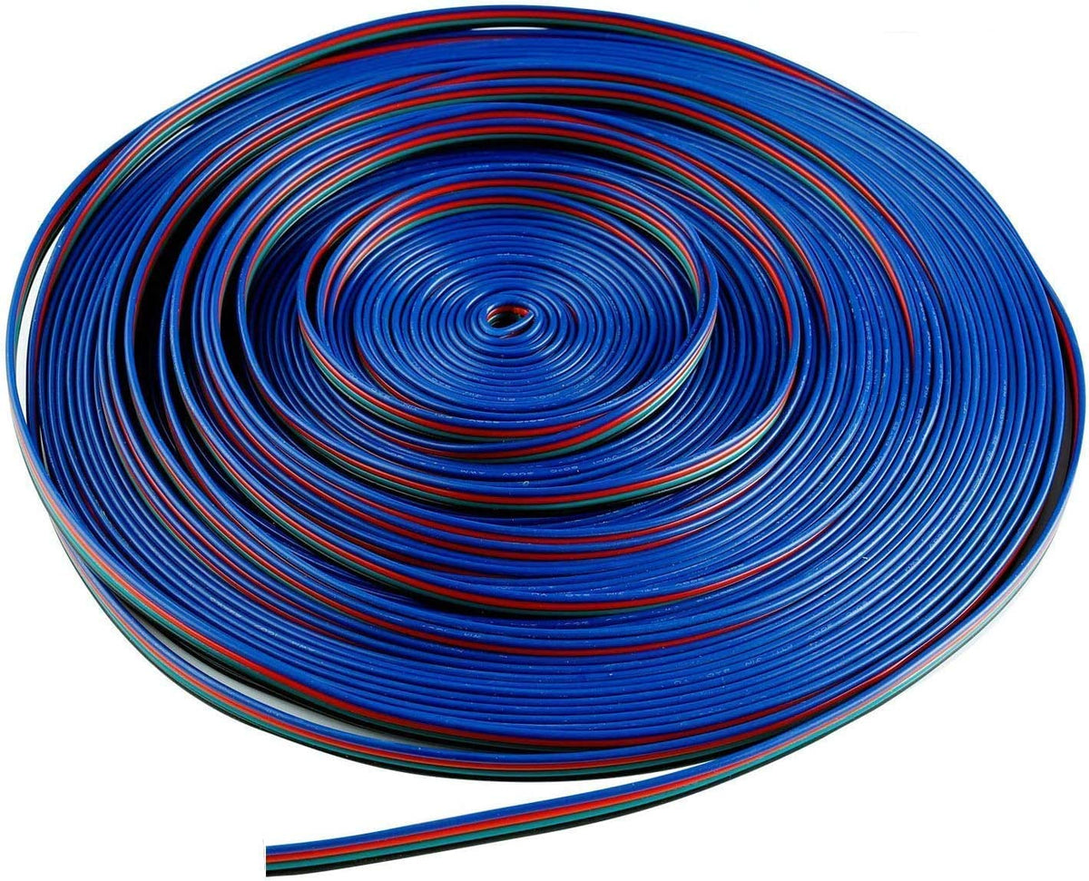 22AWG 10m/33ft 4 Pin RGB LED Extension Cable O3386