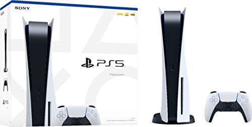 Playstation 5 Disc Version Console - 4K-TV Gaming, 16GB GDDR6 RAM, 8K Output, WiFi 6, 825GB SSD (Renewed) Q775