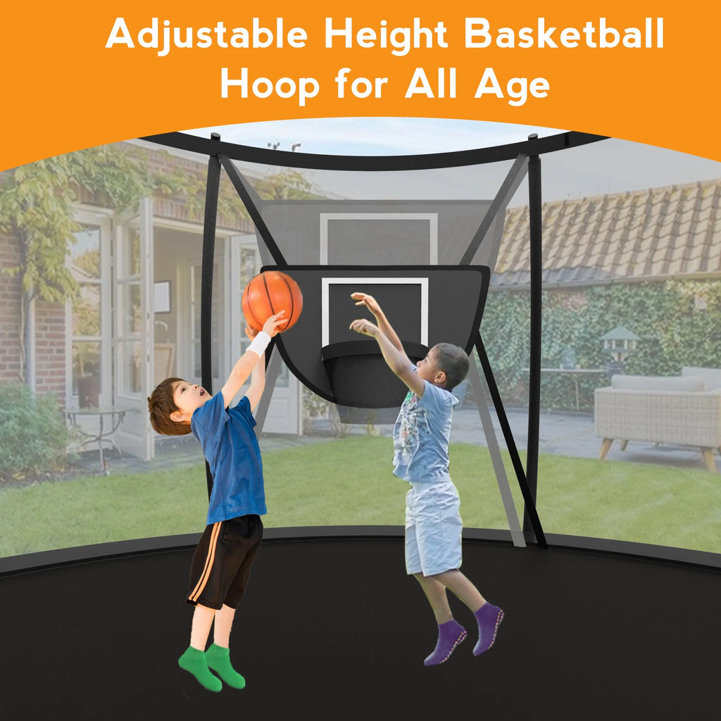 10FT 12FT 14FT 16FT Trampoline with Enclosure Net T249405