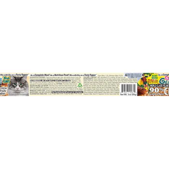 Natural Non-GMO Chicken Cat & Kitten Can Food F761475