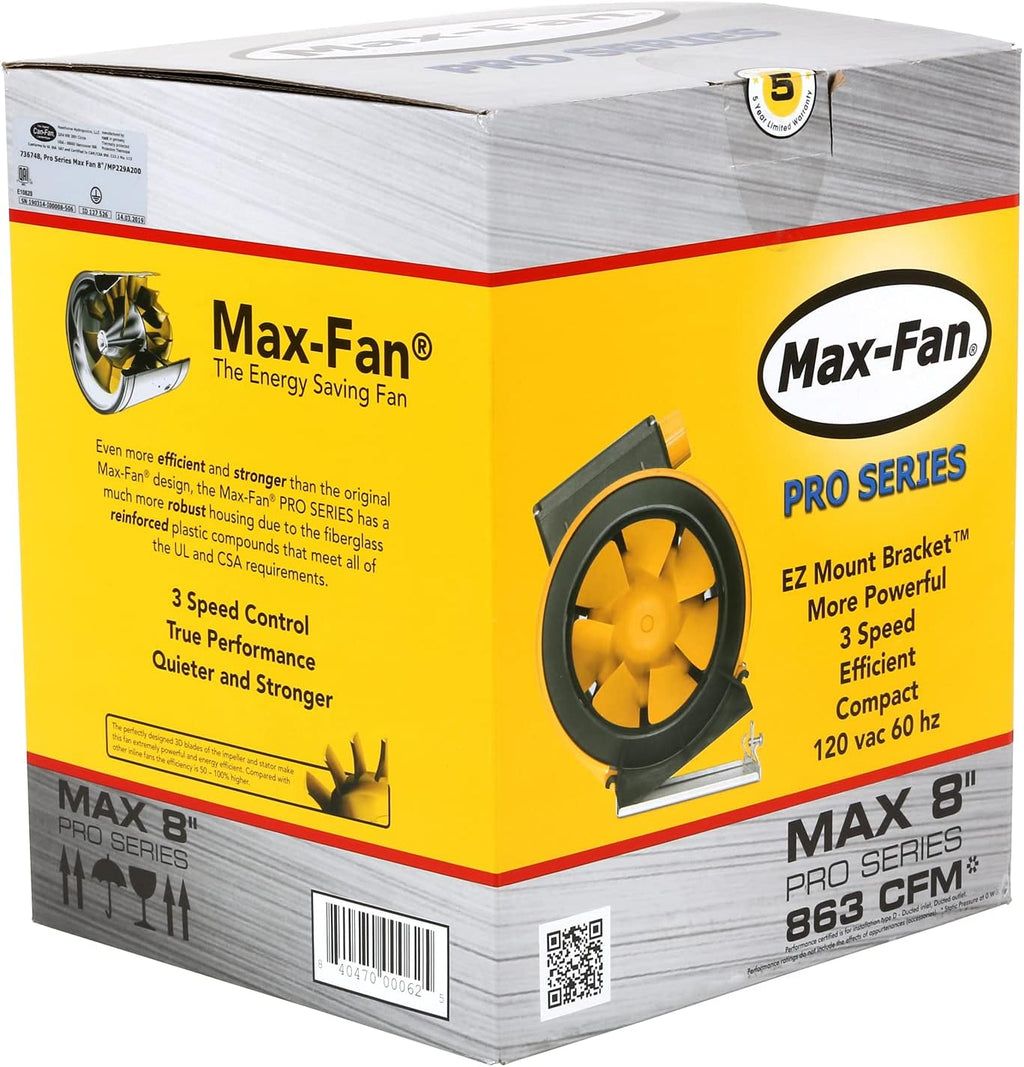 Inline Mixed Flow Fan with 3-Speeds P686045