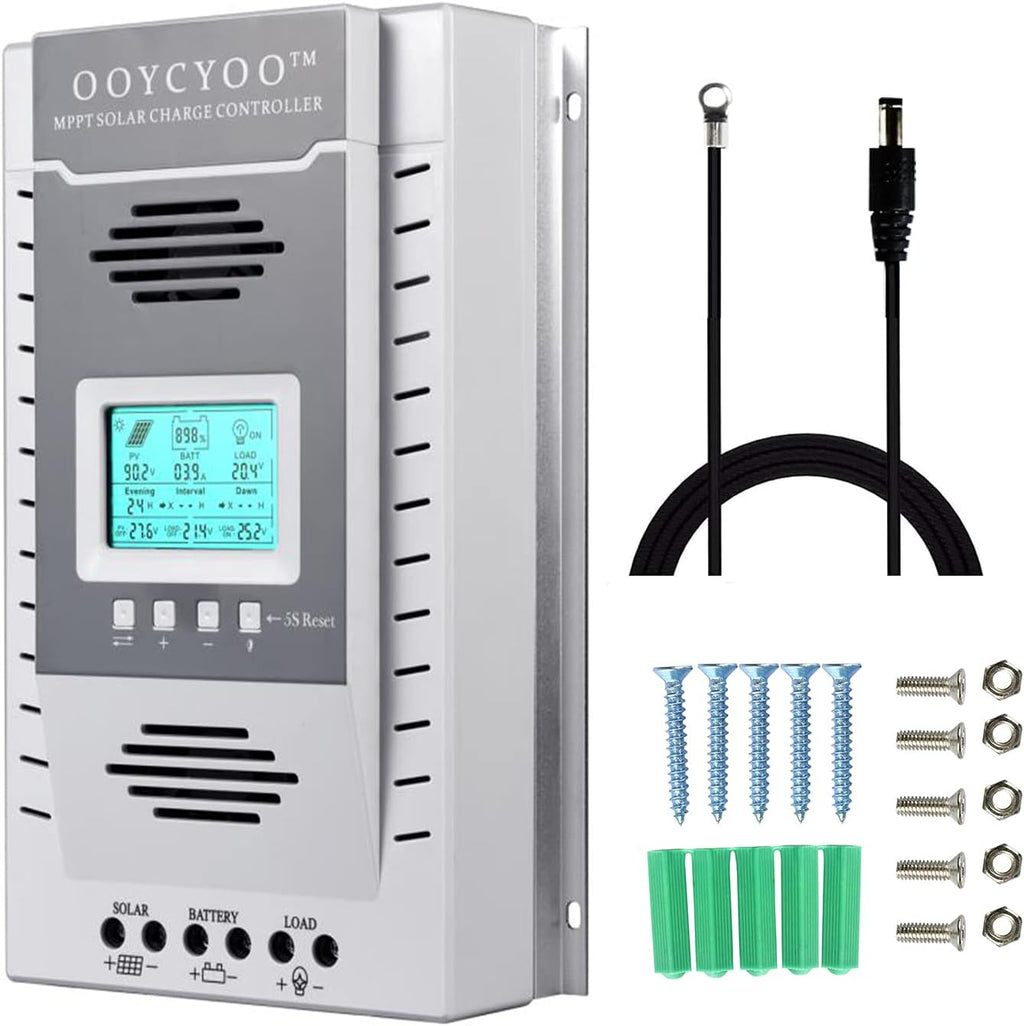 100amp MPPT Solar Controller, 100V Input, LiFePO4 (Lead Acid AGM), 1300W / 2600w (12V / 24V) I383