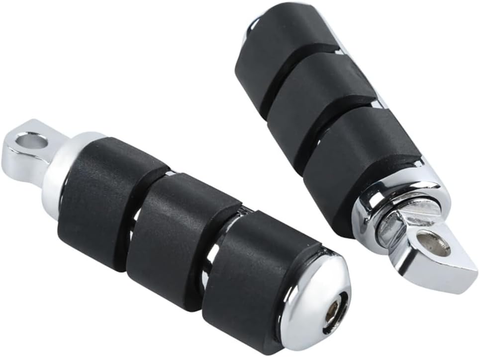 1-1/4" 32mm Chrome Aluminum Motorcycle Engine Guard Foot Pegs Mount V97165