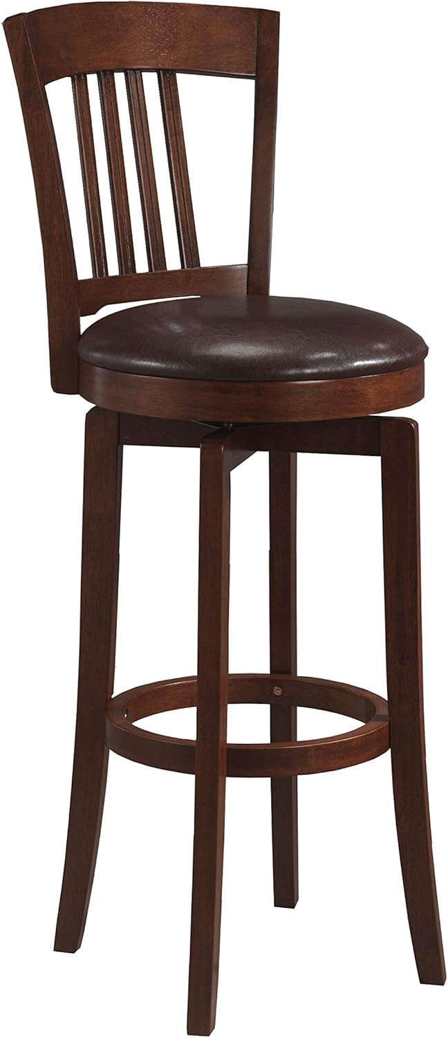 Brown Swivel Bar Stool N6065
