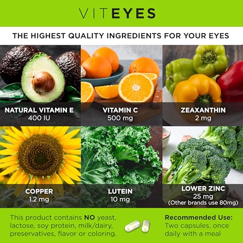 180 Ct Eye Vitamins with Lutein & Zeaxanthin T976201