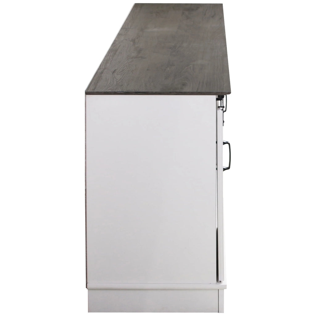 White Wood TV Stand U578884