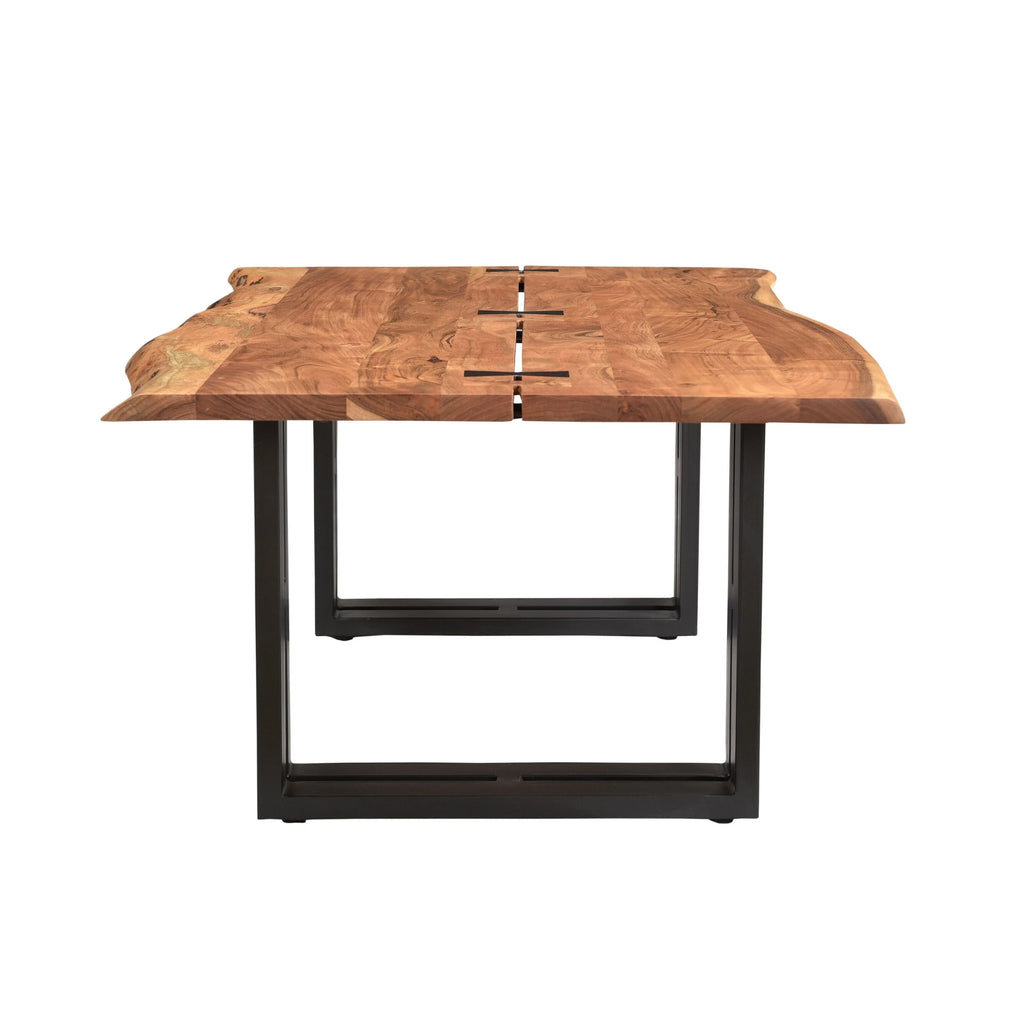 Acacia & Steel Cocktail Table J364