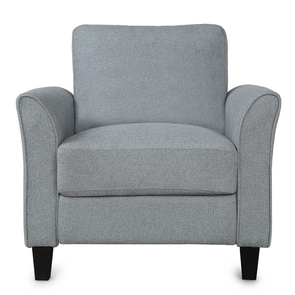 Grey Chair and 3-seat Sofa E4770