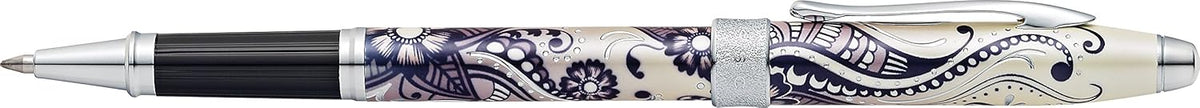 Black Primrose Rolling Ball Pen F2699