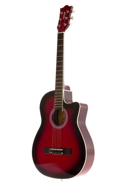 38-Inch Acoustic Cutaway Guitar Redburst Y968
