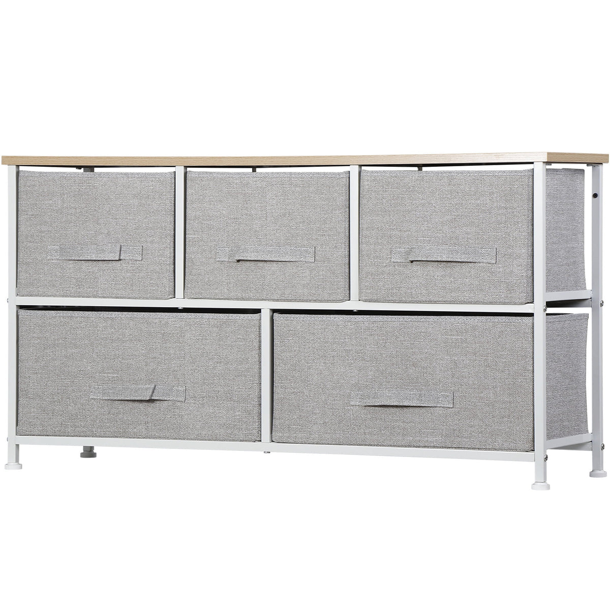 Steel Frame 5-Drawer Dresser Storage Tower U791