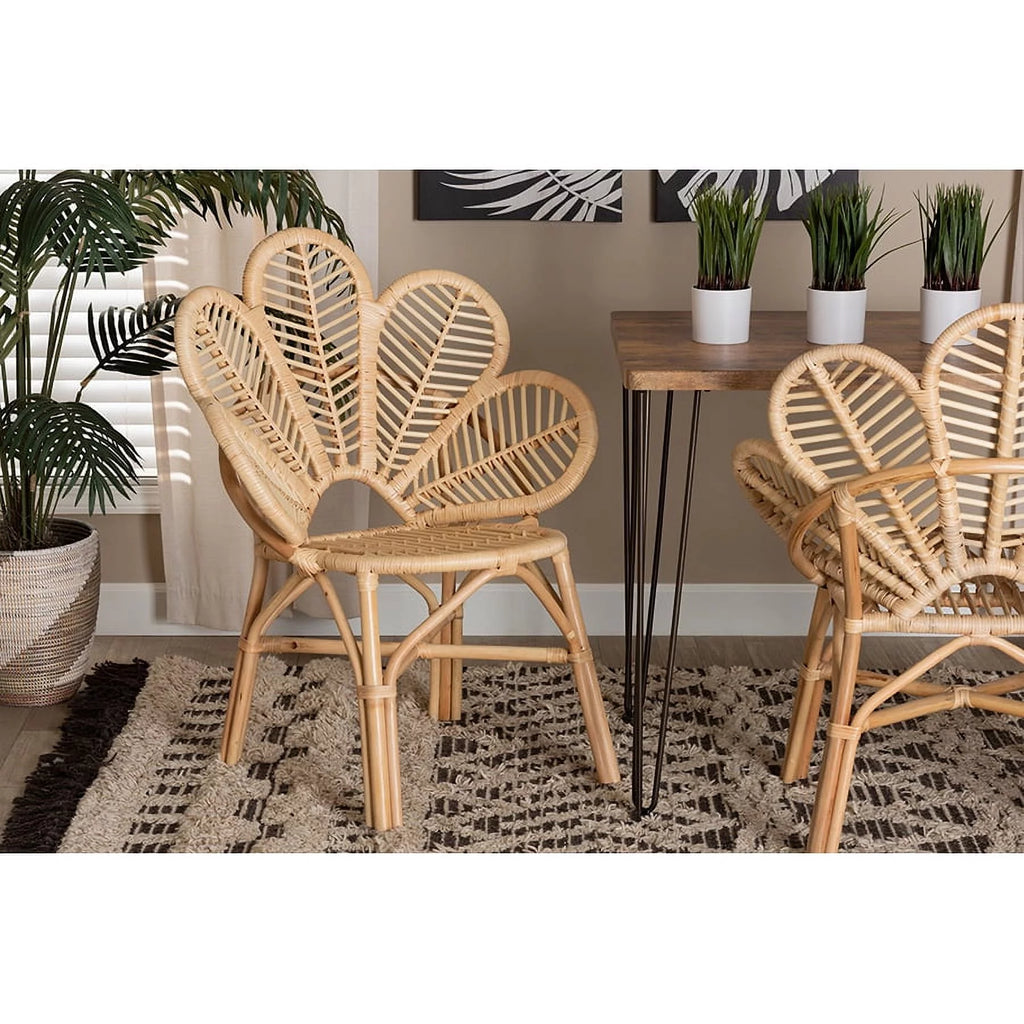 Natural Brown Rattan Chair V399