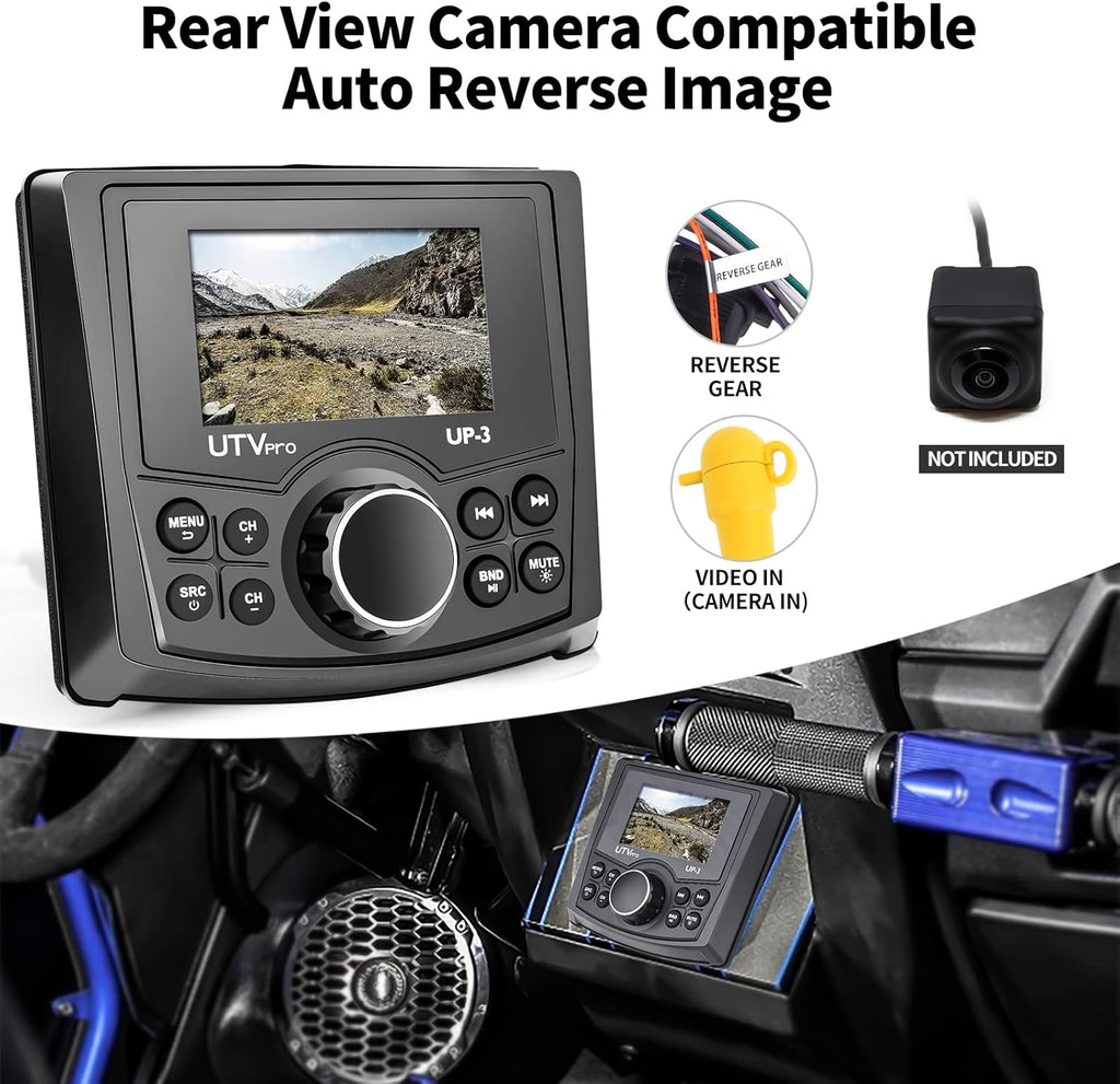UTV Stereo AM/FM with Bluetooth Streaming 3 Zone A30542
