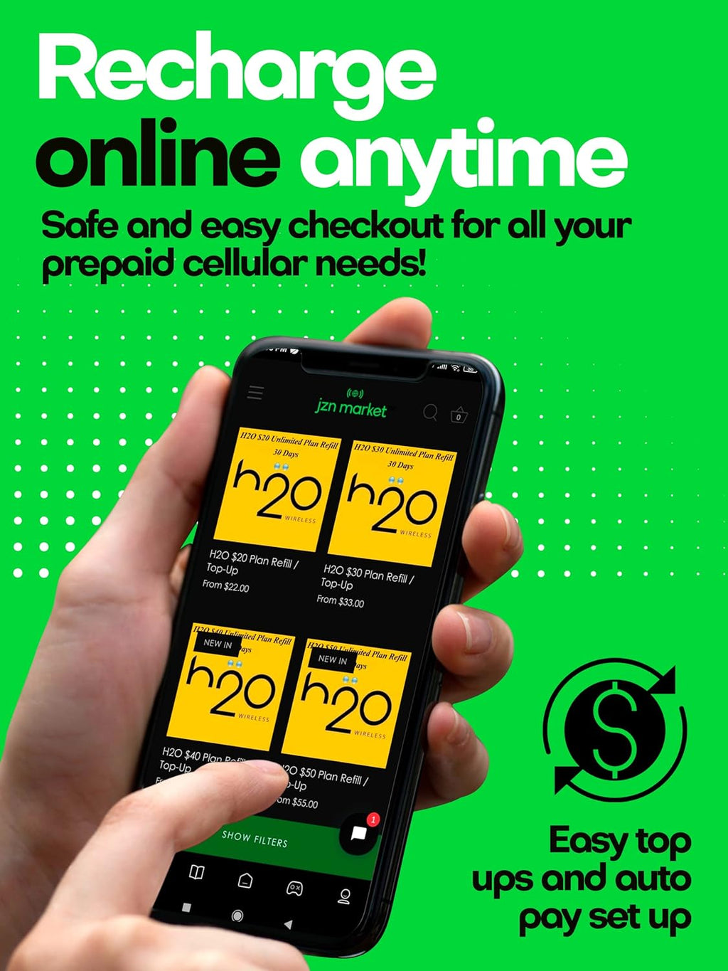 Preloaded Triple-Cut SIM Card with Unlimited Data and 2GB High-Speed Data (120-Day Plan) A756