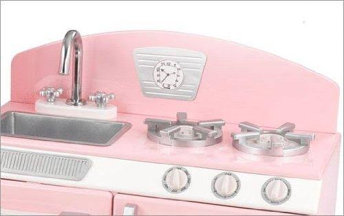 Pink Retro Kitchen and Refrigerator P3113