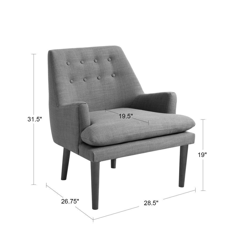 Blue Mid-Century Accent Chair F8566